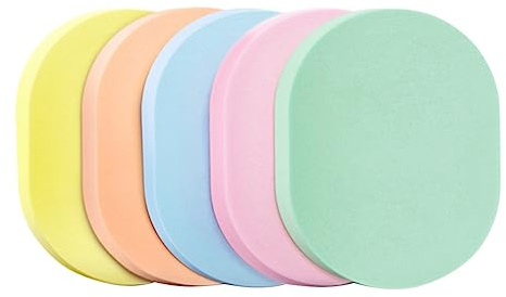 Ipetboom 5pièces Éponge De Nettoyage Visage Éponge De Nettoyage Bio Pour Maquillage Et Soins Peau Outil De Beauté Naturel Aléatoires