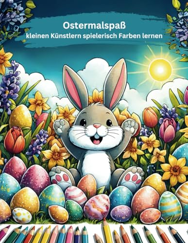 Ostermalspaß - kleinen Künstlern spielerisch Farben lernen