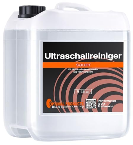 Ultraschallreiniger sauer für Alu (Aluminium) und Messing 5 Liter Konzentrat