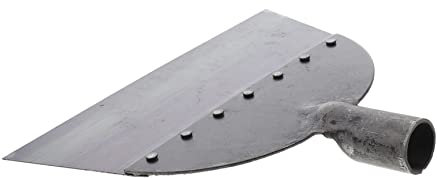 Toddmomy Pelle Manuelle Acier pour Nettoyage De Ferme Outil De Jardinage Polyvalent avec Tête pour Éleveurs Et Nettoyage De Fientes Animaux