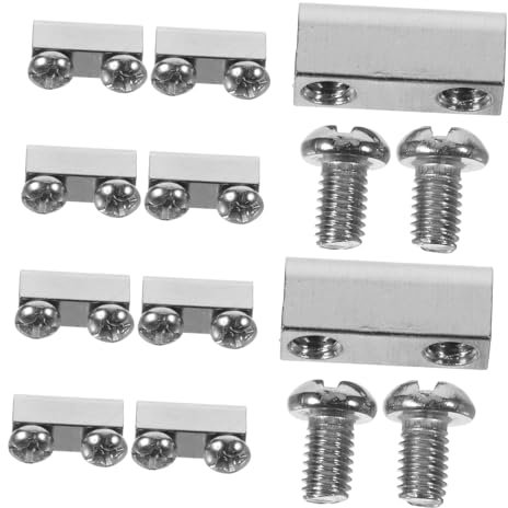 Veemoon Abrazaderas De Cable De Acero Inoxidable 10 Grapas Para Cables Sujetadores Accesorio De Sujeción y Resistente