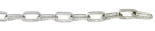 Cadena - hierro zincado, elocorto, 3 mm de diámetro, 150 m de longitud, resistente a la corrosión, ideal para sujeciones y mantenimiento.*