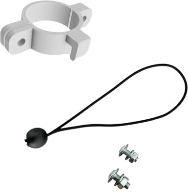 Generisch 32 mm ⌀ Halterung Planenspanner für Poolabdeckplane Poolplane – Weiß – passend für Intex & Bestway (32mm - 20er Set)