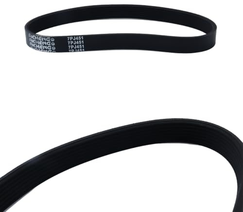 Hoite Courroie d'entraînement 7PJ451, compatible avec la courroie synchrone en caoutchouc pour tondeuse à gazon Rotak320