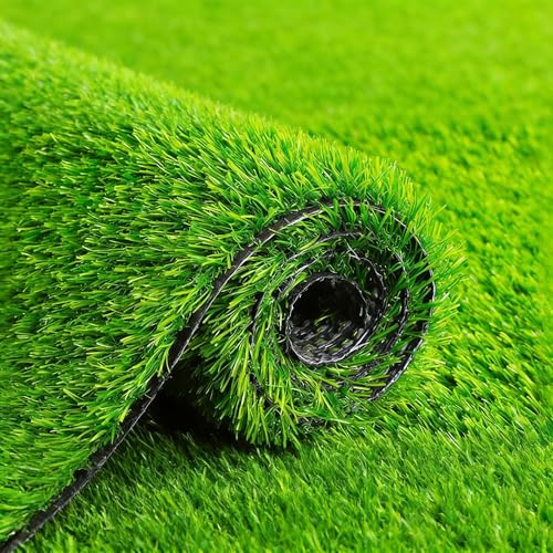 ZKBDBWTR Gazon Artificiel, Pelouse Synthétique Extérieure Anti-Effilochage, Gazon Synthétique Découpable pour Balcon, Cuisine ou Jardin, épaisseur 2 cm(1.2x1m/3.9x3.2ft)