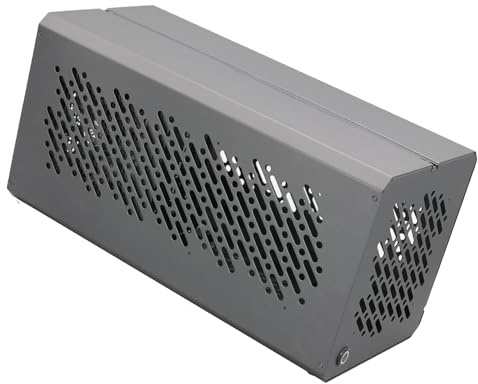 Itkcozcg Cassa del telaio del PC del metallo Alta durevolezza per ATX37CM SFX27CM per 3PCS 12CM Fan per il gioco personalizzato Rigs Telaio del Computer Case