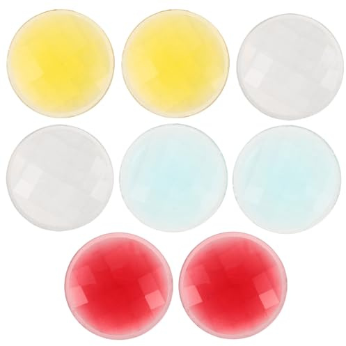 Artibetter 8 Lentes de Prisma de Plástico para Caleidoscopio Infantil, Accesorios para Manualidades Caseras Efectos Visuales Coloridos y Visión Clara
