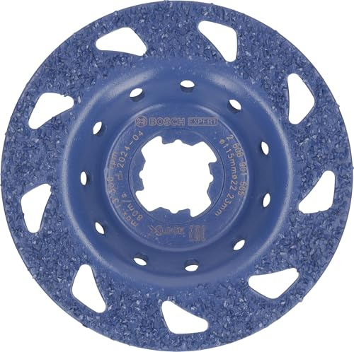 Bosch 1x Mola a tazza Carbide EXPERT Multi Material, a grana media | per Vernice su legno, Legno duro, Ø 115 mm, Medio, Professional Accessorio Smerigliatrice angolare piccola