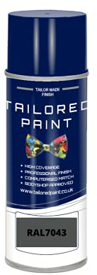 RAL 7043 Traffic Grey B MATT Aerosol Paint Can Direct MATT Paint For Wood, Metal, Plastic, PVC, UPVC, Fascia Boards - Indoor & Outdoor