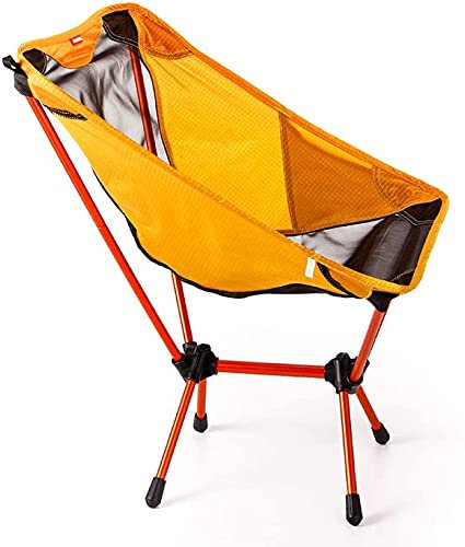 Pkfinrd Tragbare Stühle Garten Ultra Light Stühle Outdoor Faltstuhl Portierbarer Gelbsitz Leichter Angelstuhl Camping Hocker Möbel (Color : Color)