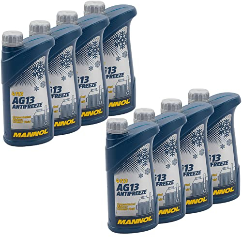 Kühlerfrostschutz Konzentrat MANNOL AG13-40°C 8 X 1 Liter grün