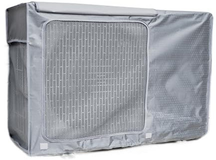 Cache climatiseur exterieur Couverture de climatisation extérieure, couverture de climatiseur imperméable Oxford fenêtre AC couverture unité climatiseur couverture d'hiver pour fenêtre extérieure AC