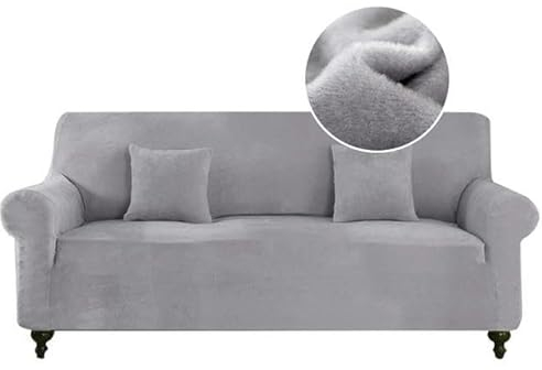Sofa Überzug 1Sitzer 2Sitzer 3Sitzer 4Sitzer Sofabezug Samt Stretchhusse Relaxsessel Bezug Waschbar Sesselschoner Schonbezug Möbelschutzbezug Haustiere Hunde Katzen Sofaüberwurf (Color : Style 7, SI