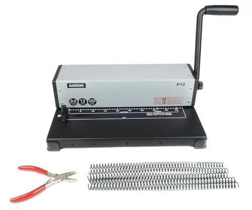 RAYSON Spiralbindegerät, 4:1 Teilung, A4, P12