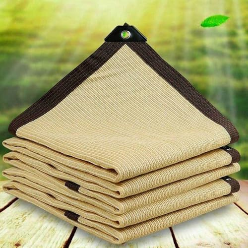 PanHuiWen Voile Ombrage Rectangle Filet Ombrage Serre Voile Solaire Filet D'Ombrage Tente D'Ombrage Filet Dombrage,5x5m