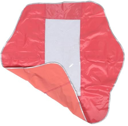 HOUDERCO Electric Bike Control Panel Cover Waterproof Oxford Material Protector Large Mobility Scooter Tiller Rainproof Cover for Outdoor Activities Pink