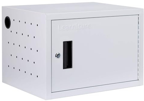Structure Series Chariot de Charge Mural 12 appareils Compatible avec Ordinateurs Portables, tablettes, Chromebooks - Gris