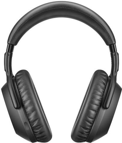 Sennheiser PXC 550-II - Cuffie wireless con Alexa integrato, cancellazione del rumore e pausa intelligente, colore: Nero (rinnovato)