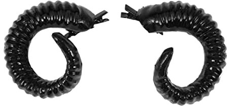 Uonlytech Unique Sheep Horns Hairpin Black Horns for Halloween Fancy Dress Headband for Cosplay Party