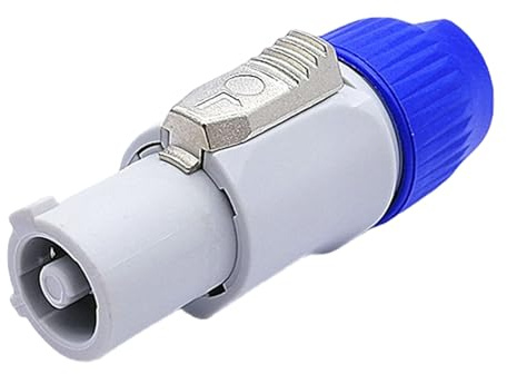 Holdes Connettore Speakon a 3 Poli | Connettore Professionale Twist-Lock per Altoparlanti Audio | Multifunzione Audio a 3 Poli connettore a 3 Poli con Tappo a Vite