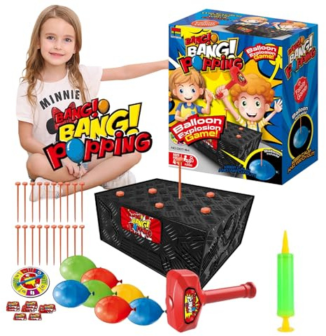 Yiyifor Blasts Box Spiel Luftballon Multiplayer Party Pop Game, Lustig Familienparty Brettspiel Portable Explosion Spiel Für Kinder Und Erwachsene
