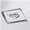 Hardware de accesorios del sistema de puerta plegable doble de 180 grados(Silver)