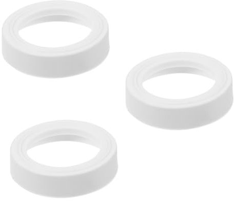 TOPBATHY 3st Zubehör Für Thermosflaschen Vakuumflaschendichtung Ring Zum Austauschen Zubehör Für Isolierflaschen Ringe Zum Verschließen Von Flaschen Flaschenring Dichtungsringe Weiß Gummi