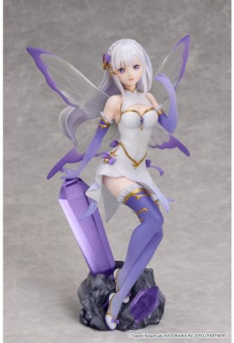 el COCO Emilia Jewel Princess Ver. Statue 23 cm re:Zero Starting Life in Another World 1/7 Scale