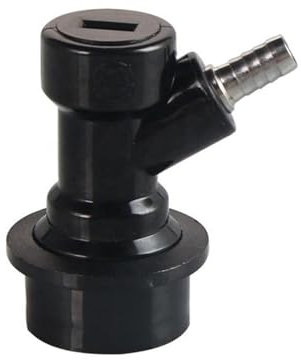 ATUMY Heimbrau-Sets Druckminderer Bier Fass Stecker Dispenser Ball Lock Fass Trennen Flüssigkeit/Gas Anschlüsse 1/4'' Für Ball Lock Fass Swivel Mutter(Liquid Bard)