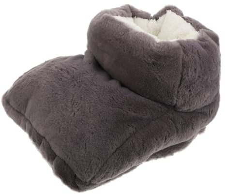 NUOBESTY Elektrische Heizschuhe aus Eva und Plüsch mit USB Anschluss, waschbare, Wiederverwendbare Fußwärmer für Büro und Winter