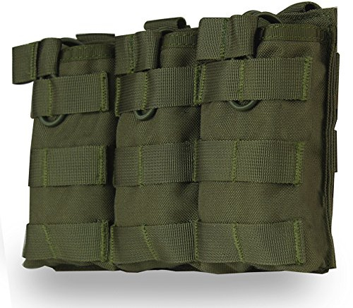 Taktische MOLLE Dreibettzimmer Open-Top Magazintasche SCHNELLE AK AR M4 FAMAS Mag Military Tasche Im Freien Paintball Airsoft 1000D Nylon