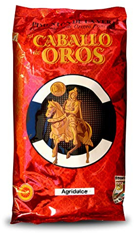Pimentón de la Vera Ahumado Agridulce El Caballo de Oros D.O.P. Bolsa de 1 kilo agridulce