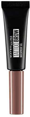 Maybelline New York Eyebrow Gel, Tattoo Brow Waterproof Eyebrow Gel, No. 09 Auburn, 5 ml