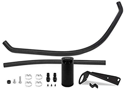 Mishimoto MMBCC-RAM-19PBE Baffled Oil Catch Can Fits Dodge Ram 1500 5.7L 2019+ Black