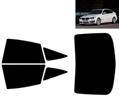 Passgenaue Tönungsfolie für 3er F34 Gran Turismo 5-Türen 2013-... Heck/Seitenscheiben (20% Schwarz)