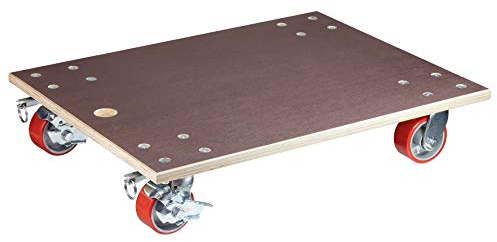 WAGNER Profi-Transporthilfe MM 1348 I 78 x 59 x 16 cm - Tragkraft 1.000 kg - Multiplex - für maximal beladene Euronorm-Stapelbehälter I extrem belastbar I formstabil I rutschfest - 20134801