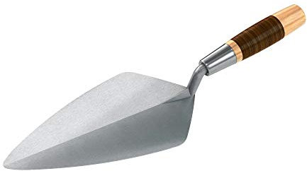 Bon 72-545 Brick Trowel Forged 10-1/2-inch Nl Leather Handle