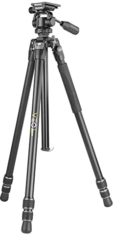 Vanguard Veo 3 264AO Trípode para telescopio - observación | Con columna, Rótula de 2 vías, Aluminio, Cerrado: 57,5cm, Extendido: 155,5cm, Soporta hasta 8kg