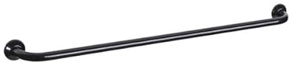 Grab Bar Poignée de baignoire robuste et stable Noir 80 cm