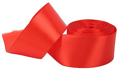 Yuecoom Finish Line Satinband, 5 cm, 20 M, Polyester-Gewebeband Für Outdoor-Leichtathletik, Als Geschenk Für Schultreffen