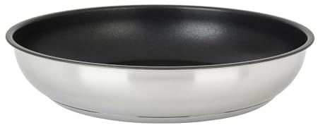 Sitram 715020 Poêle Inox amovible Gamme SITRAMOVIBLE ARPEGE Ø 28 cm H 5,5 cm - Revêtement intérieur anti-adhésif sans PFOA - Tous feux dont induction - vendu sans le manche