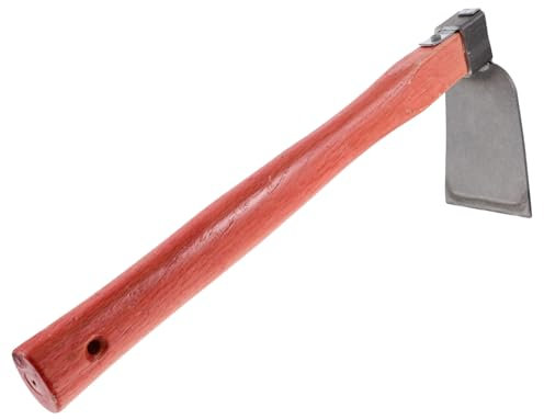 CAXUSD Zappa Da Giardino Con Manico Legno Attrezzo Per Diserbo E Coltivazione Strumento Portatile Per Allentamento Del Terreno E Piantagione Di Fiori E Ortaggi