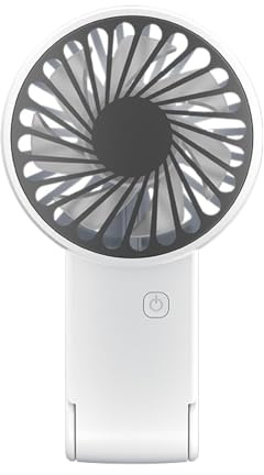 Ventilateur portable, petit ventilateur portable | Sèche-linge pour les éventails pour les extensions de cils | Avec une merde pliable, 3 vitesses circulatrice d'air à batterie réglable pour les femme