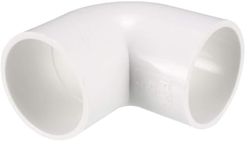 TA-VIGOR 5 accesorios de tubería de PVC de 40 mm, conectores de acoplamiento de codo deslizante de 90 grados, accesorios de conexión de esquina de tubería de agua, juntas de codo deslizantes para
