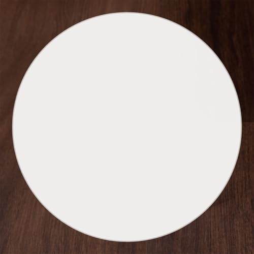 AtHaus® Acrylglas Zuschnitt Opal Weiß - Ø 500 mm - Milchglas 5mm stark - UV-beständig & bruchfest - beidseitig foliert - lichtdurchlässig & vielseitig einsetzbar