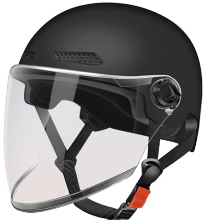 Casco Monopattino Elettrico | Casco Bicicletta Elettrico Con Visier Semicaschi Altamente Protettivi Mezzi | Cascos Monopattino | Caschi Da Bici Per Uomini E Donne Adulti