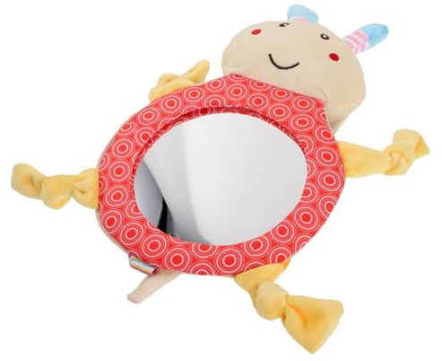 Toyvian Miroir Arrière De Voiture pour Bébé Orienté Dos, Réglable Et Transparent, Jouet Peluche Abeille, Sécurité Bébé, Usage Voiture Siège Arrière, Miroir Garçon Et Filles