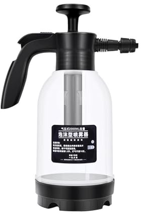 Schiuma per lavaggio auto, 2 l, nebulizzatore portatile per giardinaggio, giardino, cortile, animali domestici, bagno, patio, pulizia del bagno
