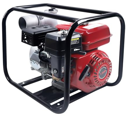 3 Gasolina Bomba De Agua 7.5hp Bomba Motor 60m³/H Bomba De Aguas Residuales Bomba De Riego Para El Riego Agrícola, La Purificación Del Agua, Tratamiento De Aguas Residuales Industriales