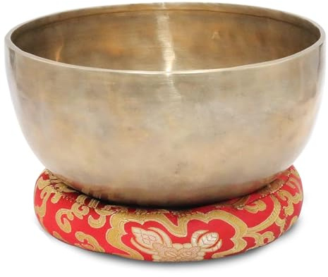 Cuenco tibetano curativo, hecho a mano, para meditación, yoga, terapia de sonido, curación espiritual, oración, relajación mental y corporal, buen bienestar (7.5 pulgadas)